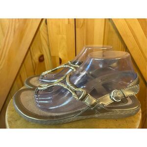 Born BOC Ramira II Champagne Bronze Strappy Sandals Womens Size 9